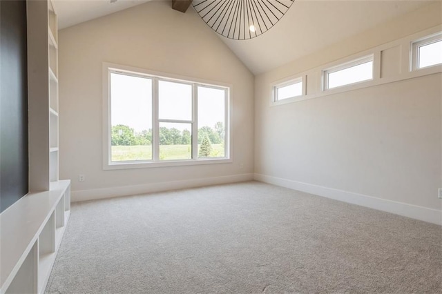 17041 Earnshaw St, Overland Park, KS 66221 - empty room with carpet and vaulted ceiling