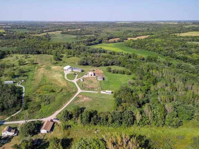 14199 County Road 191, Savannah, MO 64485 - birds eye view of property with a view of trees