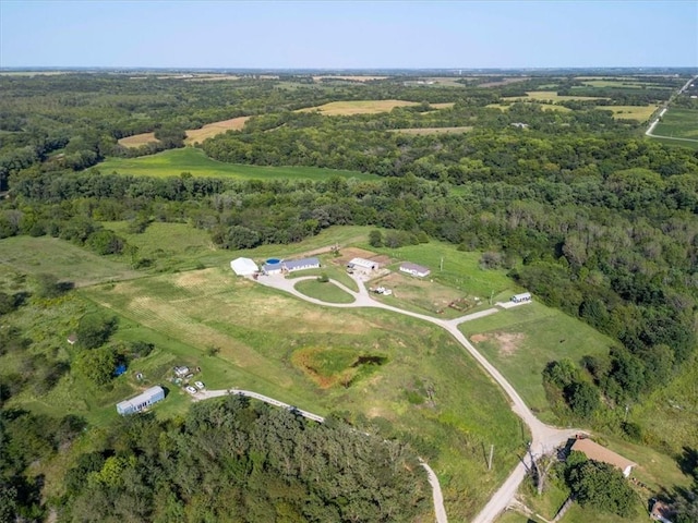 14199 County Road 191, Savannah, MO 64485 - aerial view with a wooded view