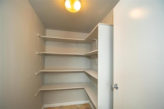 view of pantry