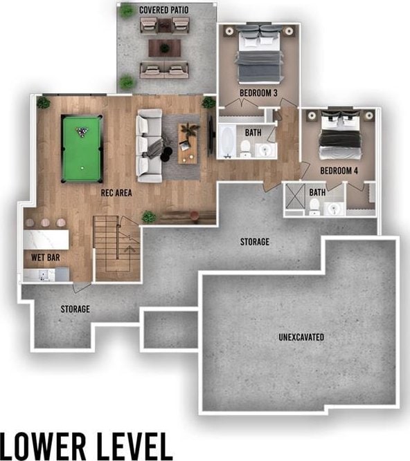2317 SW Morris Dr, Lees Summit, MO 64082 - view of room layout