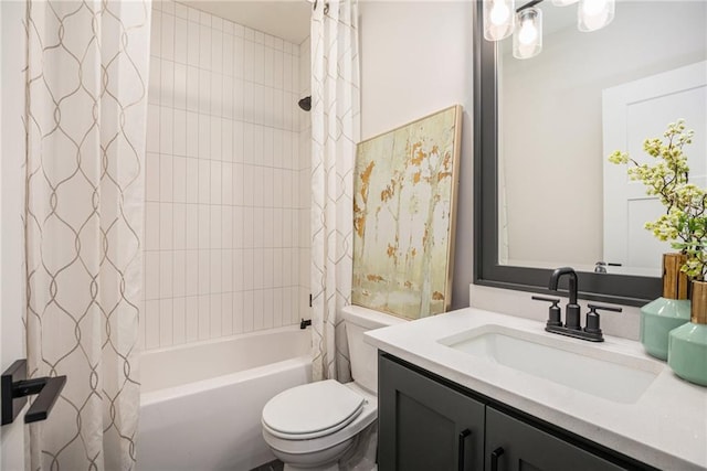 2317 SW Morris Dr, Lees Summit, MO 64082 - bathroom featuring shower / bathtub combination with curtain and vanity