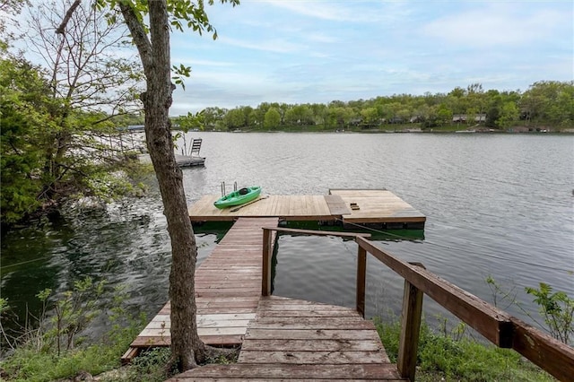 134 Timber Valley Dr, Linn Valley, KS 66040 - dock area with a water view