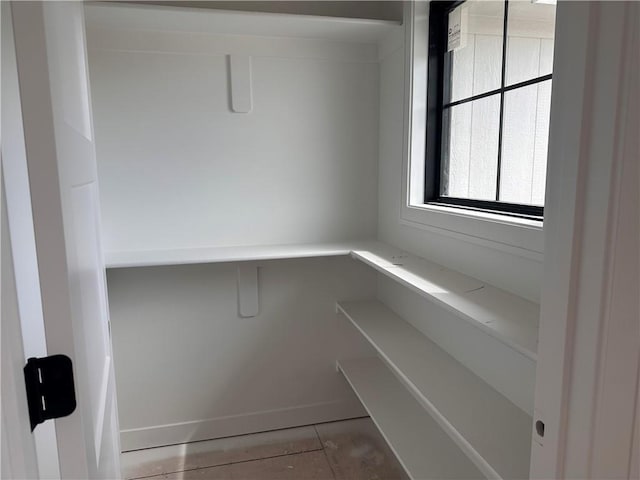 view of storage area