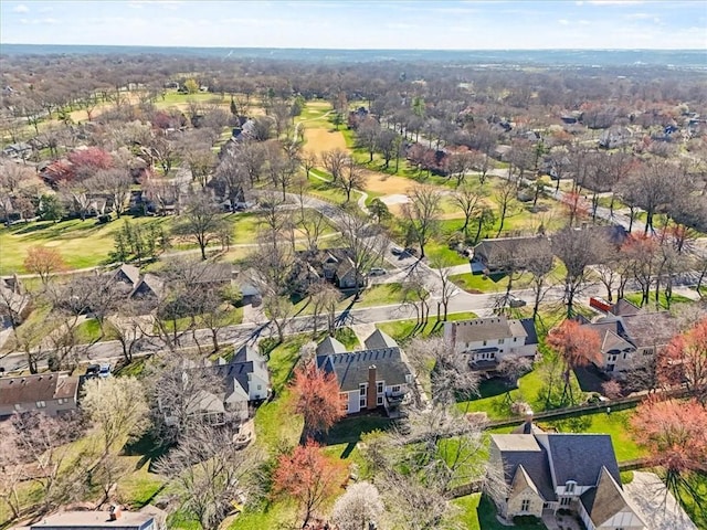 drone / aerial view featuring a residential view