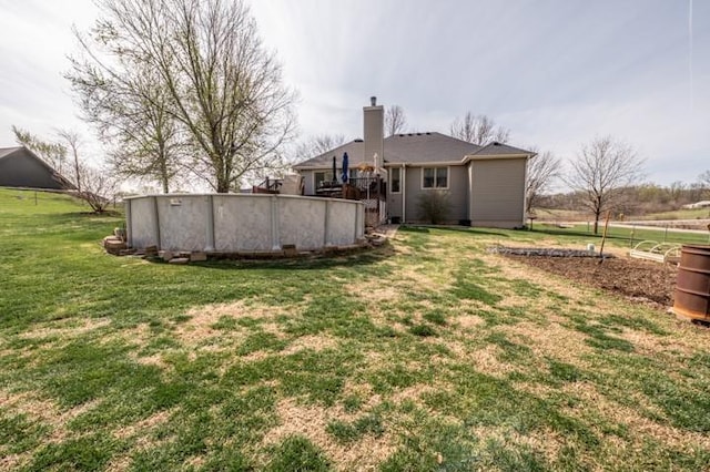 6620 NW 136th St, Kansas City, MO 64164 - view of yard featuring an outdoor pool