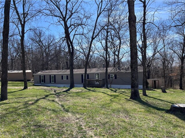 3672 Haynes Hill Rd, Bates City, MO 64011 - view of front of property with a front yard