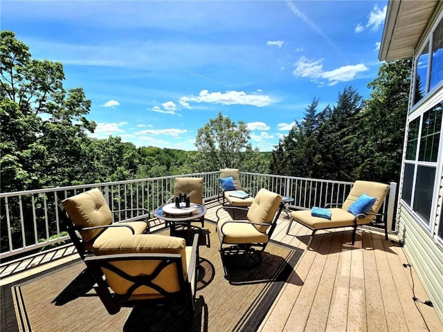528 W End Cir, Osage Beach, MO 65065 - view of wooden deck