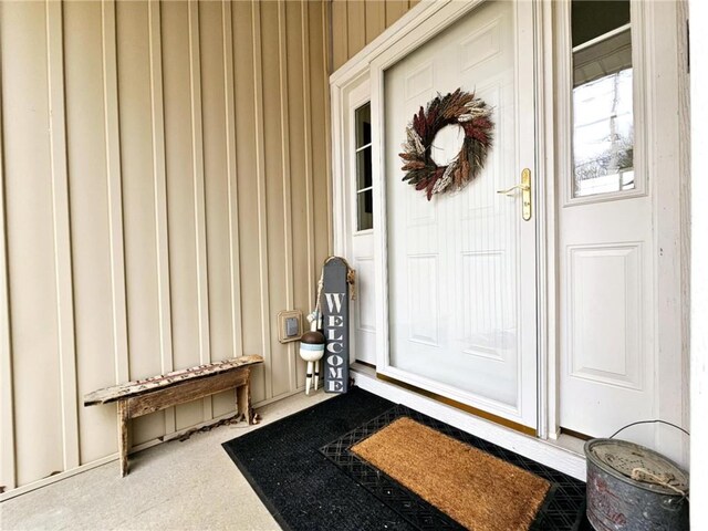 528 W End Cir, Osage Beach, MO 65065 - view of exterior entry with board and batten siding