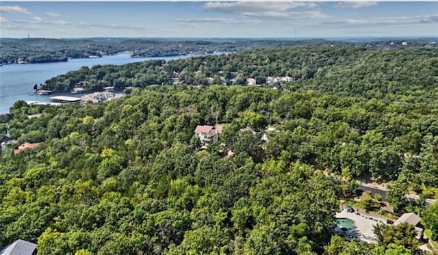 528 W End Cir, Osage Beach, MO 65065 - drone / aerial view of a forest and a large body of water
