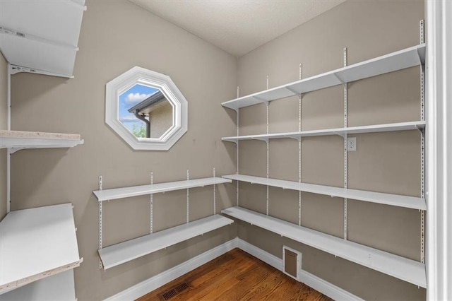 storage area featuring visible vents