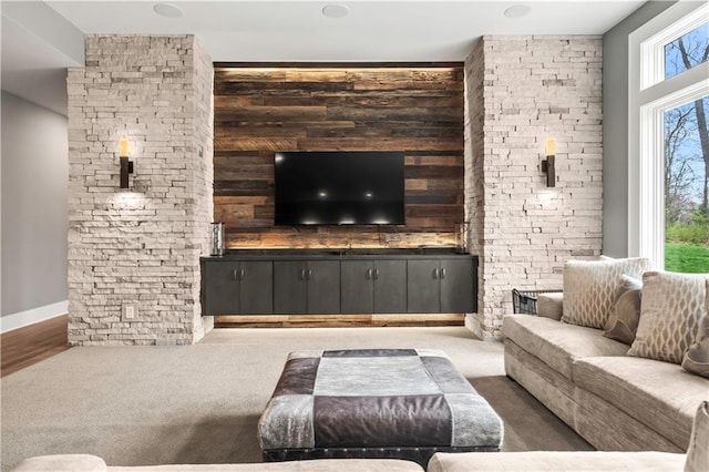 view of living area