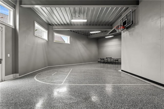 view of sport court