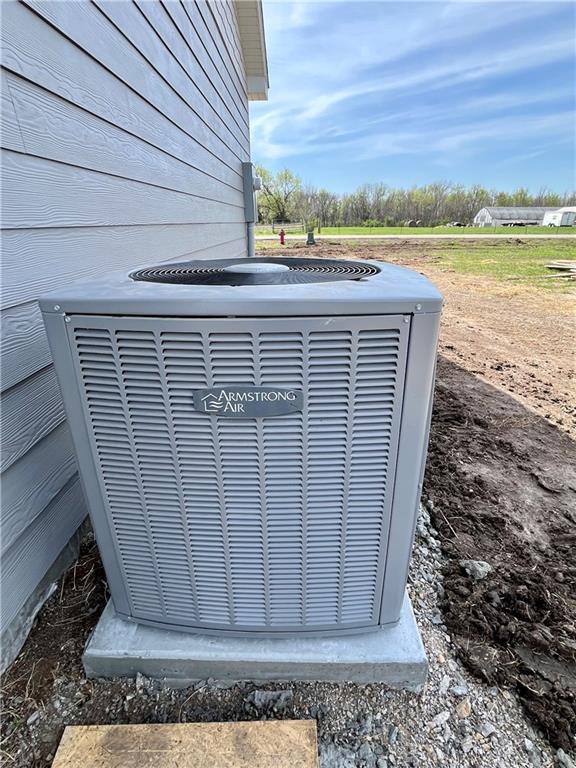 exterior details featuring central air condition unit