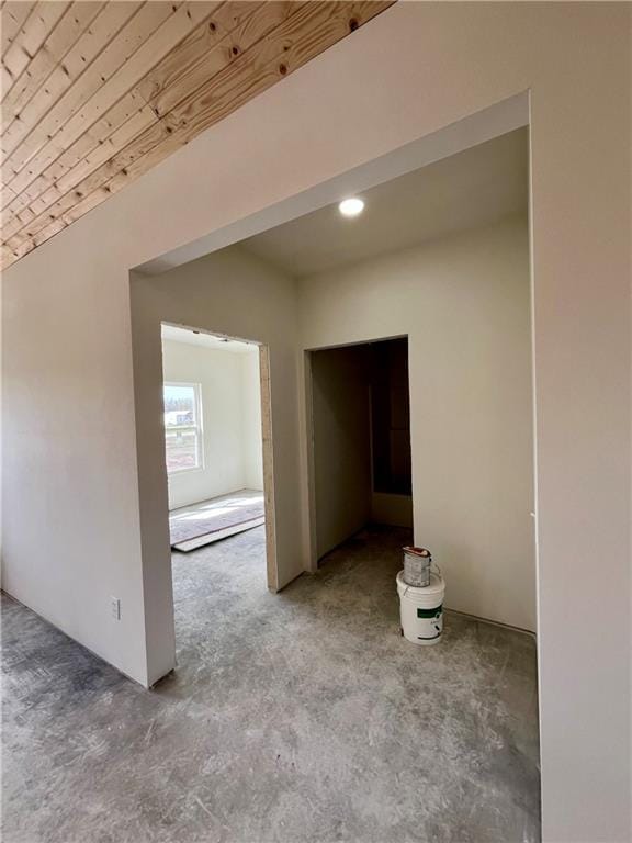 view of hall
