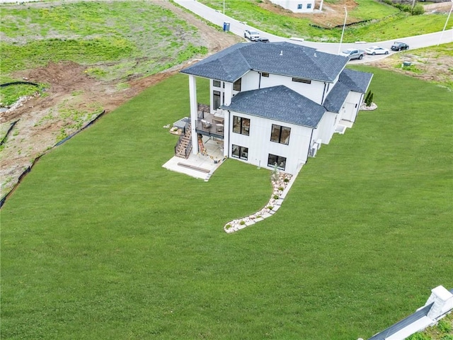 drone / aerial view
