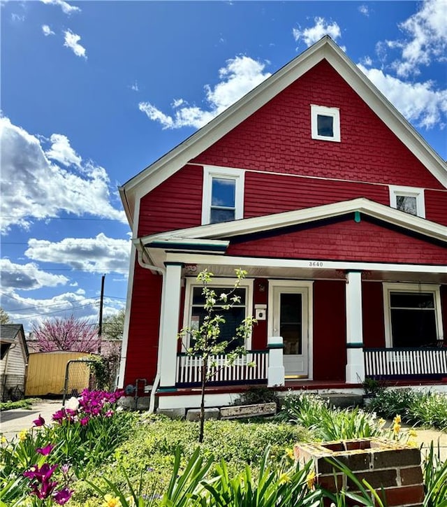 3640 Forest Ave, Kansas City, MO 64109 - view of front of house featuring a porch