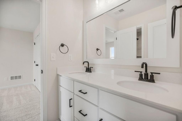 16470 W 166th Pl, Olathe, KS 66062 - bathroom with double vanity and baseboards