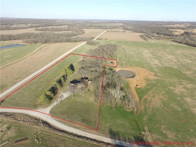 2101A Dove Rd, Longton, KS 67352 - drone / aerial view with a rural view