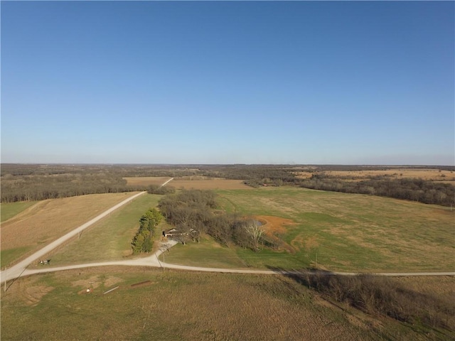 2101A Dove Rd, Longton, KS 67352 - birds eye view of property featuring a rural view
