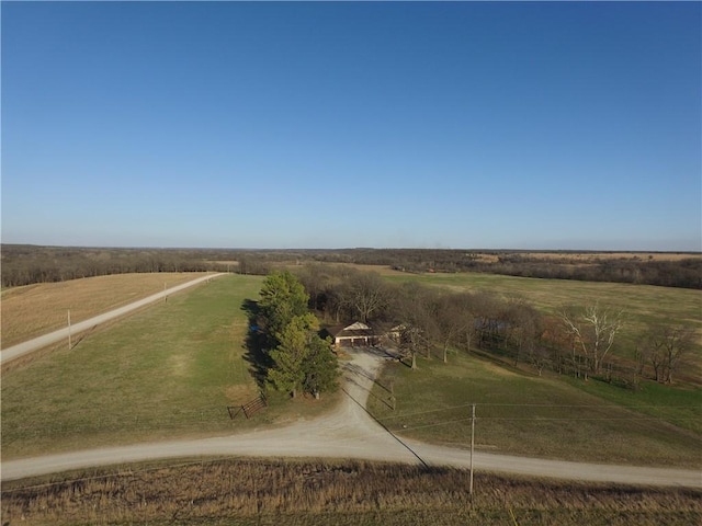 2101A Dove Rd, Longton, KS 67352 - drone / aerial view featuring a rural view