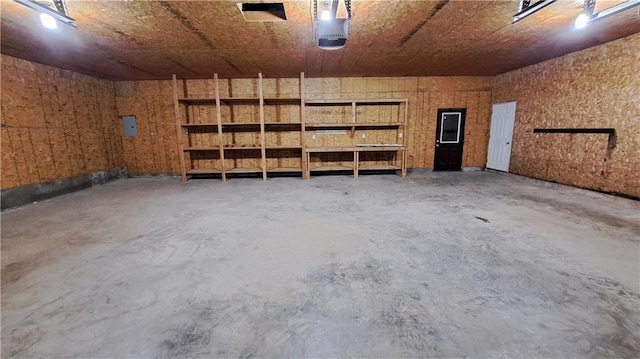 2101A Dove Rd, Longton, KS 67352 - garage with a garage door opener