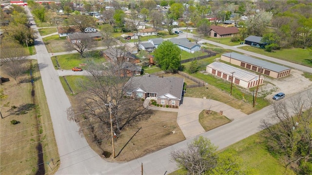 bird's eye view featuring a residential view