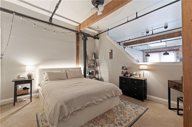 308 W 8th St Unit 505, Kansas City, MO 64105 - bedroom featuring baseboards and carpet