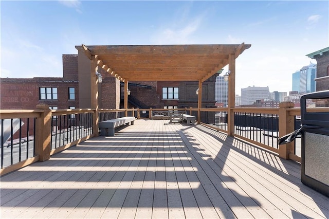 308 W 8th St Unit 505, Kansas City, MO 64105 - deck featuring a city view