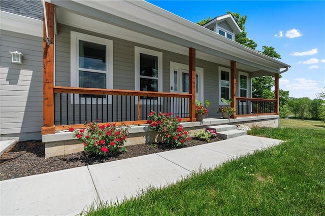 200 NW 180th St, Smithville, MO 64089 - view of front of property featuring a porch and a front lawn