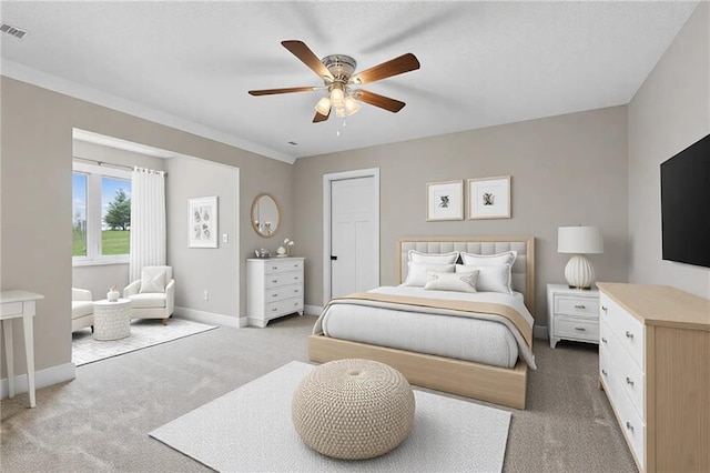 200 NW 180th St, Smithville, MO 64089 - carpeted bedroom with baseboards and a ceiling fan