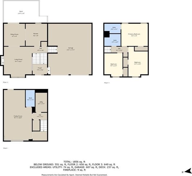 953 N Hickory Dr, Tonganoxie, KS 66086 - floor plan / room layout