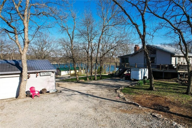 view of street with driveway