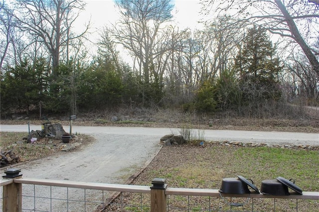 view of road