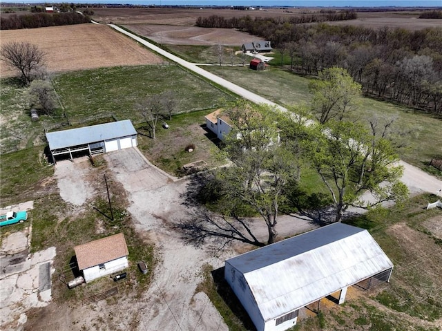 2023 Linden Rd, Hiawatha, KS 66434 - drone / aerial view with a rural view