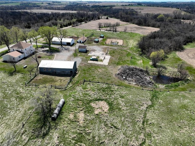 2023 Linden Rd, Hiawatha, KS 66434 - aerial view featuring a rural view