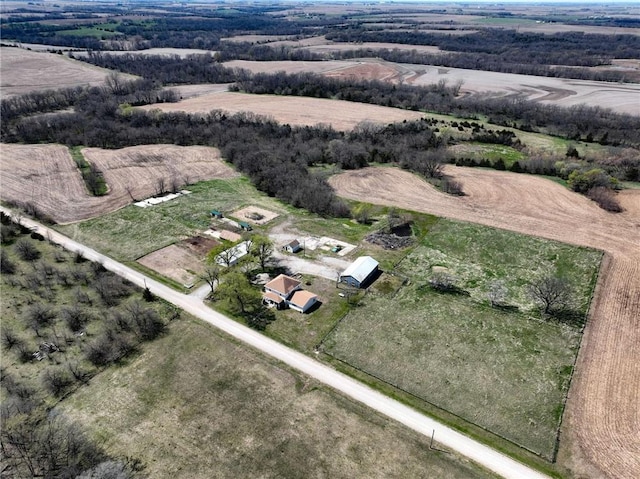2023 Linden Rd, Hiawatha, KS 66434 - aerial view with a rural view