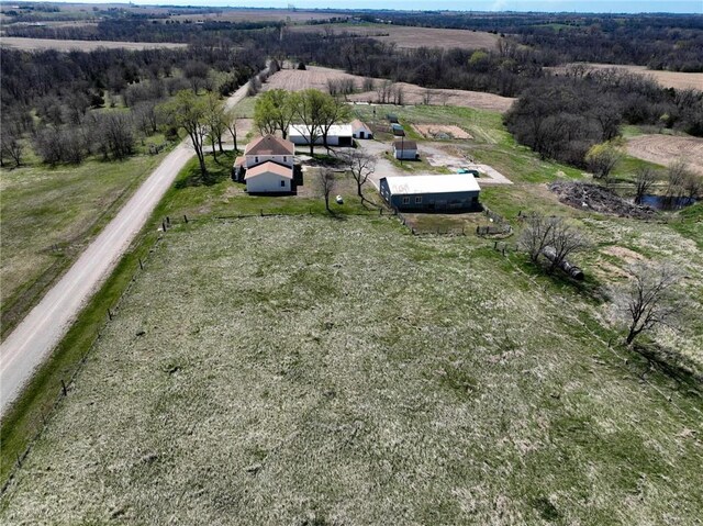 2023 Linden Rd, Hiawatha, KS 66434 - bird's eye view featuring a rural view