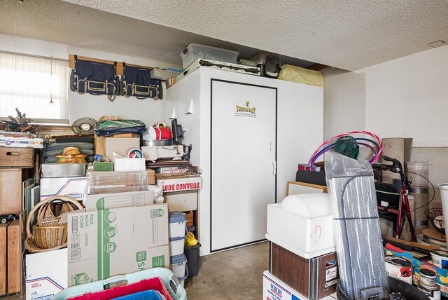 view of storage room
