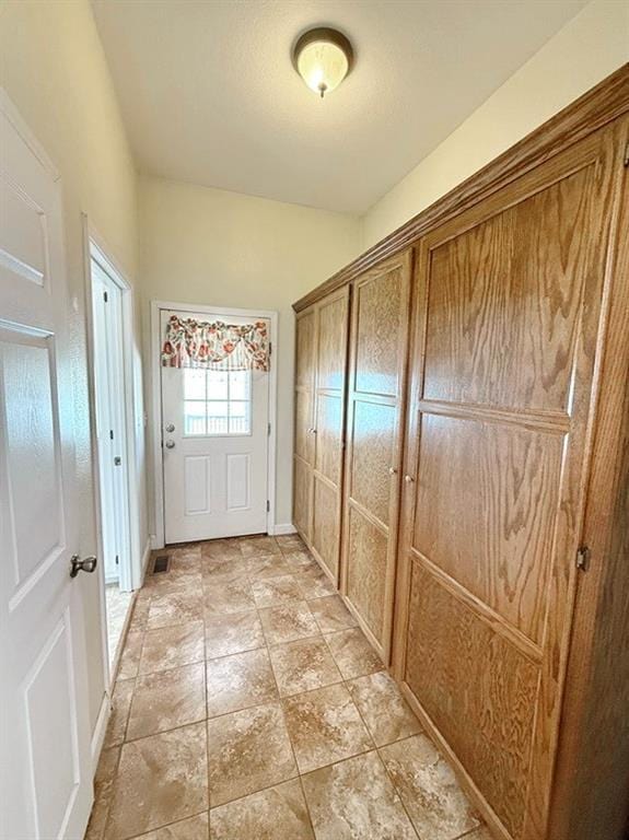 view of doorway to outside