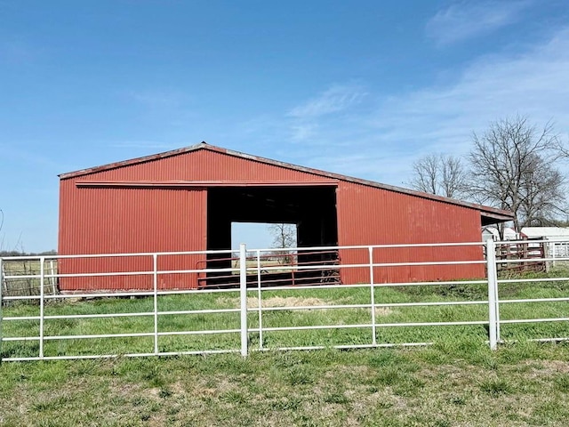 view of stable