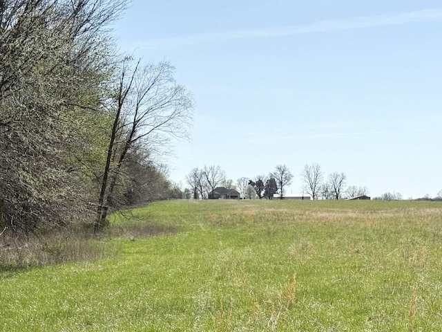 view of landscape featuring a rural view