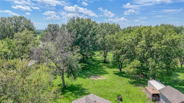 1404 S Market St, Holden, MO 64040 - drone / aerial view
