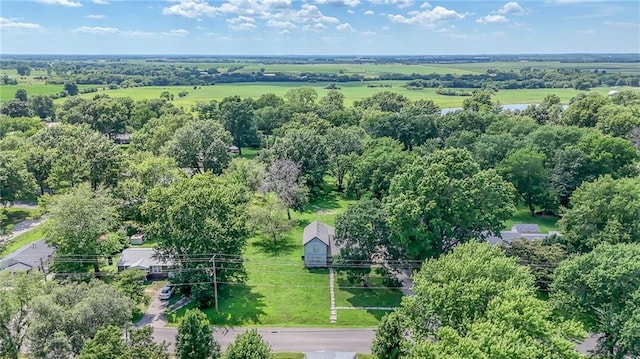 1404 S Market St, Holden, MO 64040 - bird's eye view of a tree filled landscape