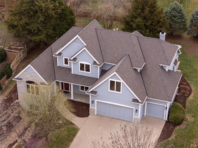aerial view