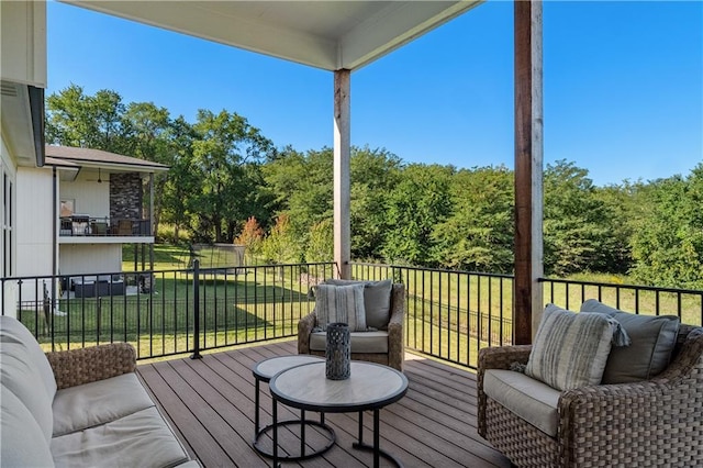 3208 SW Saddlebred Ter, Lees Summit, MO 64082 - deck with a yard