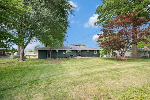 view of back of property