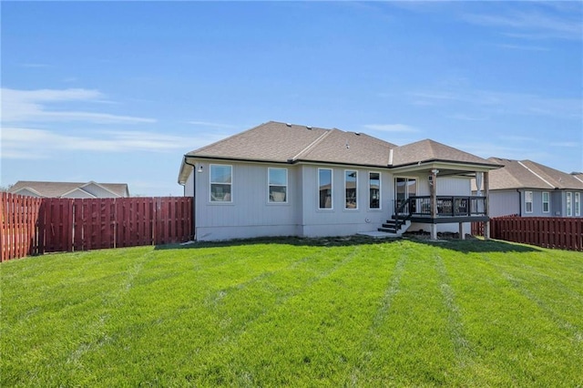 900 NW Lindenwood Dr, Grain Valley, MO 64029 - back of property with a shingled roof