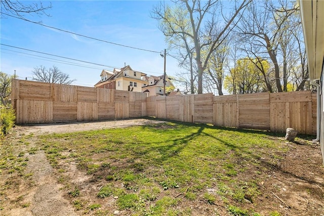 2905 Wabash Ave, Kansas City, MO 64109 - view of yard featuring a fenced backyard