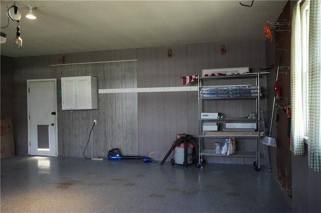8813 W 106th Cir, Overland Park, KS 66212 - garage with wood walls